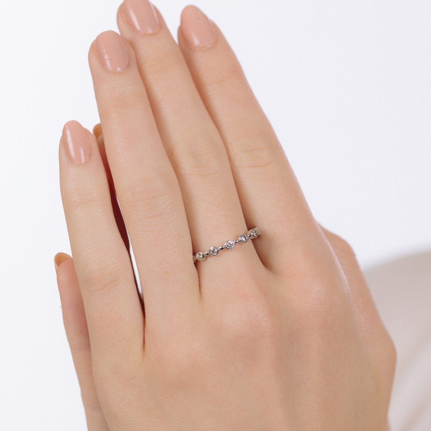 Claire Eternity Ring, 2mm