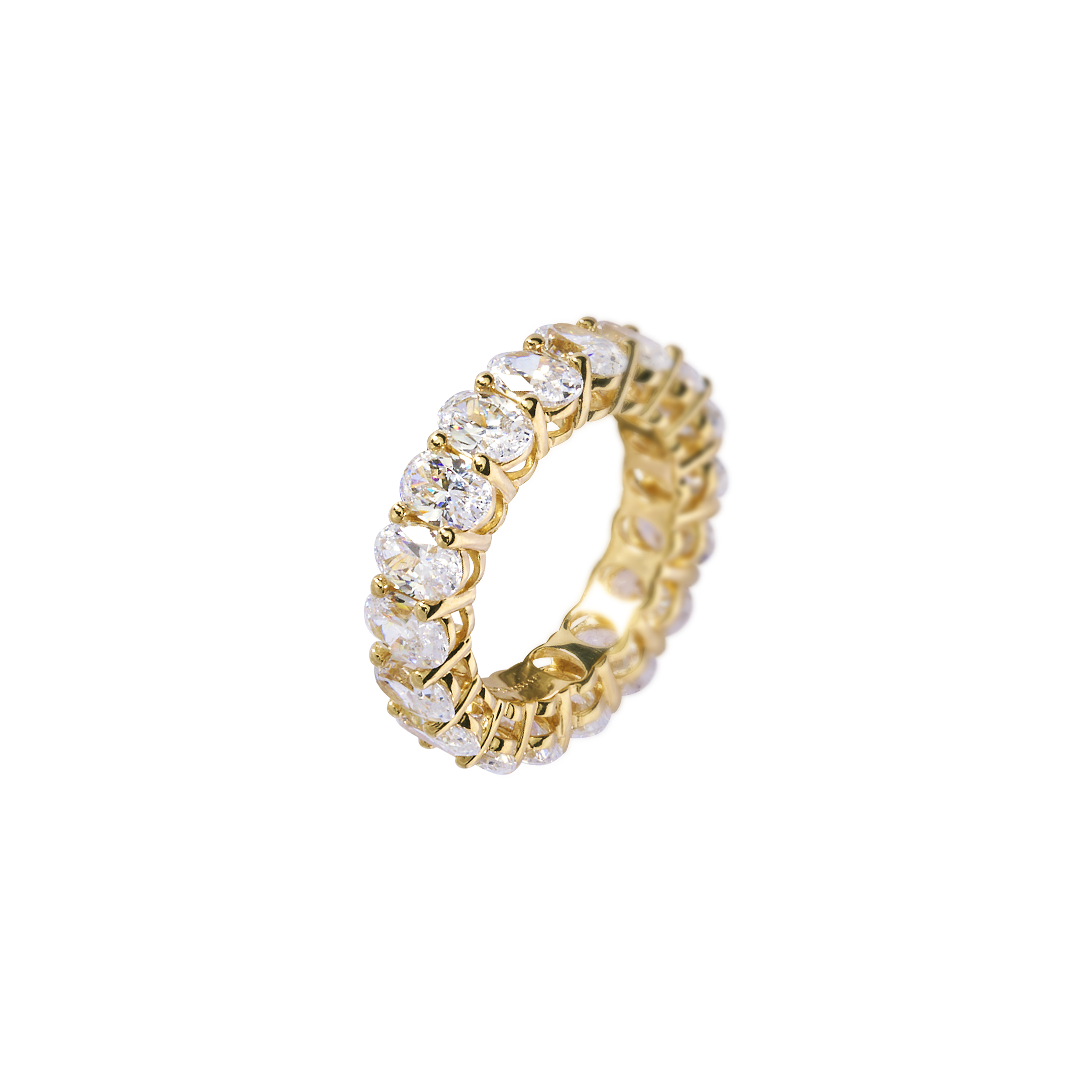 CIRO Estelle Eternity Ring Sterling Silver With Oval Cubic Zirconia ciro-estelle-eternity-ring-sterling-silver-with-oval-cubic-zirconia